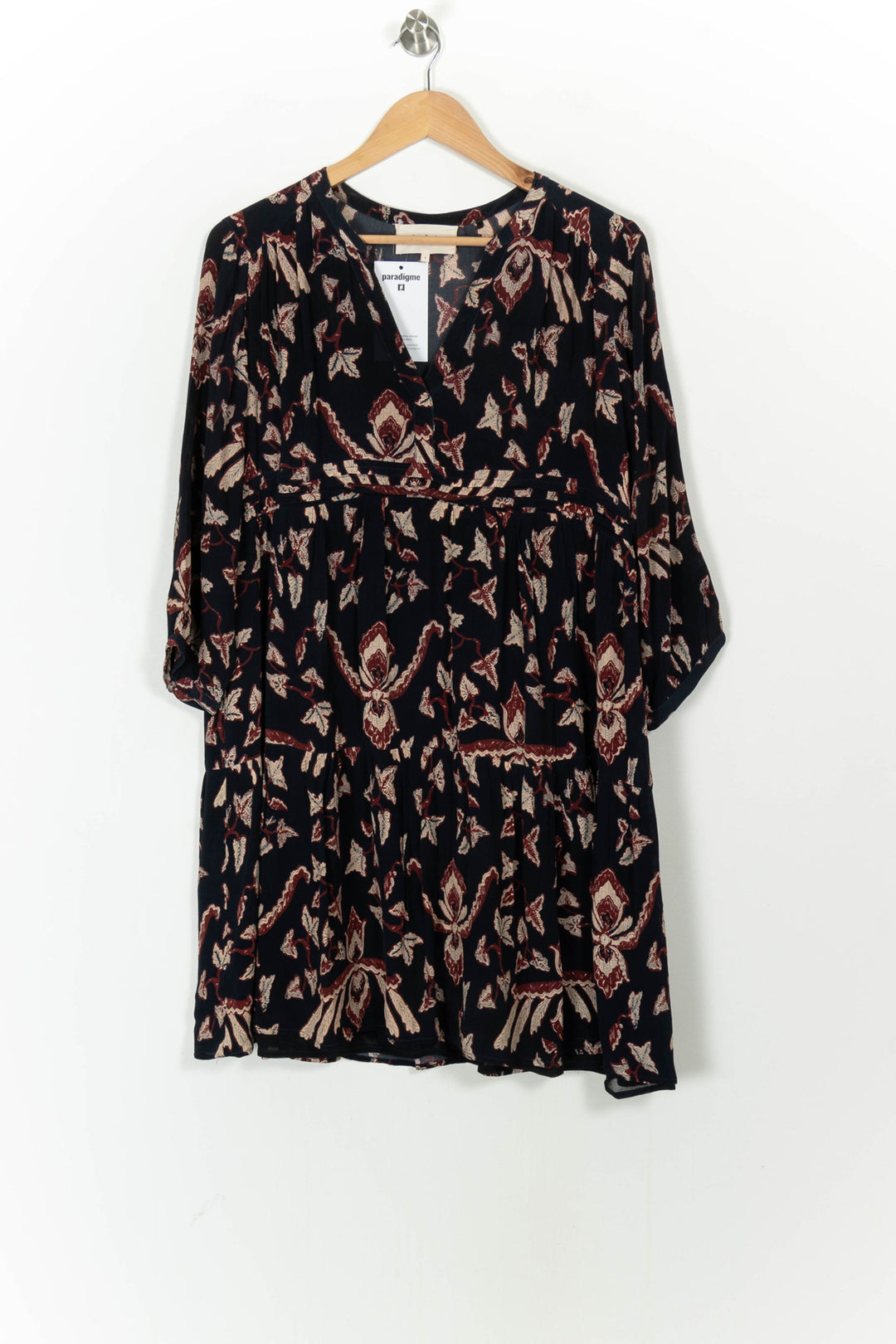 Robe Courte Bleu et Bordeaux - Taille S/36 de la marque ba&sh | PARAD105302 - Vendu par Paradigme - Image 2