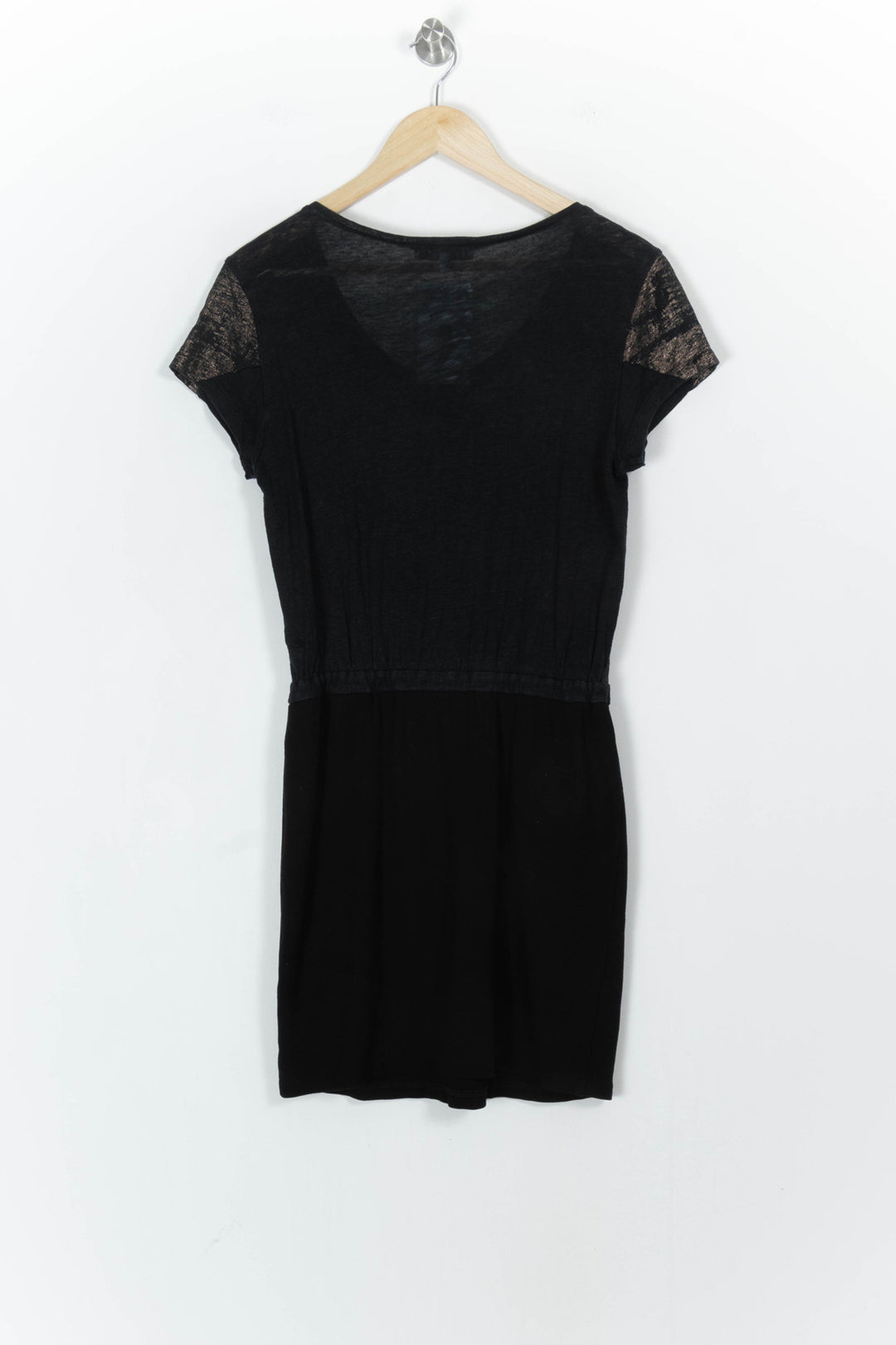 Robe Courte Noire et Dorée - Taille L/40 de la marque Sandro | PARAD105307 - Vendu par Paradigme - Image 4