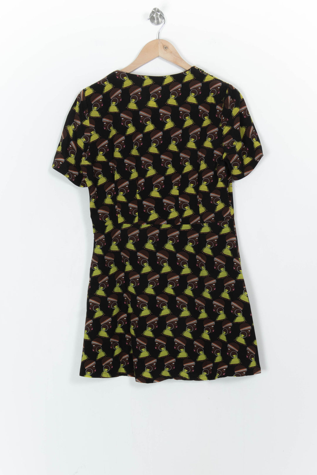 Robe Courte Noire et Verte - Taille M/38 de la marque Bimba y Lola | PARAD105308 - Vendu par Paradigme - Image 4
