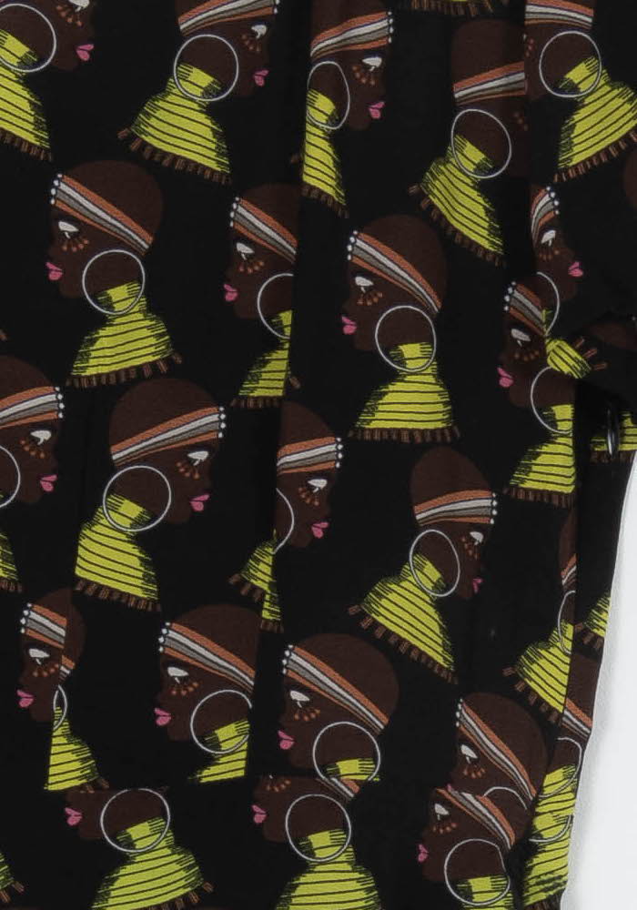 Robe Courte Noire et Verte - Taille M/38 de la marque Bimba y Lola | PARAD105308 - Vendu par Paradigme - Image 3