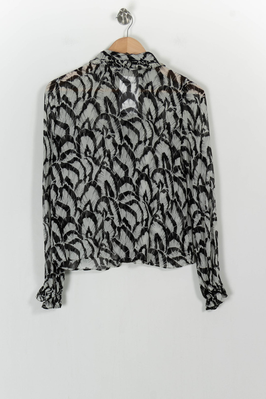 Blouse Noire et Blanche - Taille XS/34 de la marque The Kooples | PARAD105309 - Vendu par Paradigme - Image 4