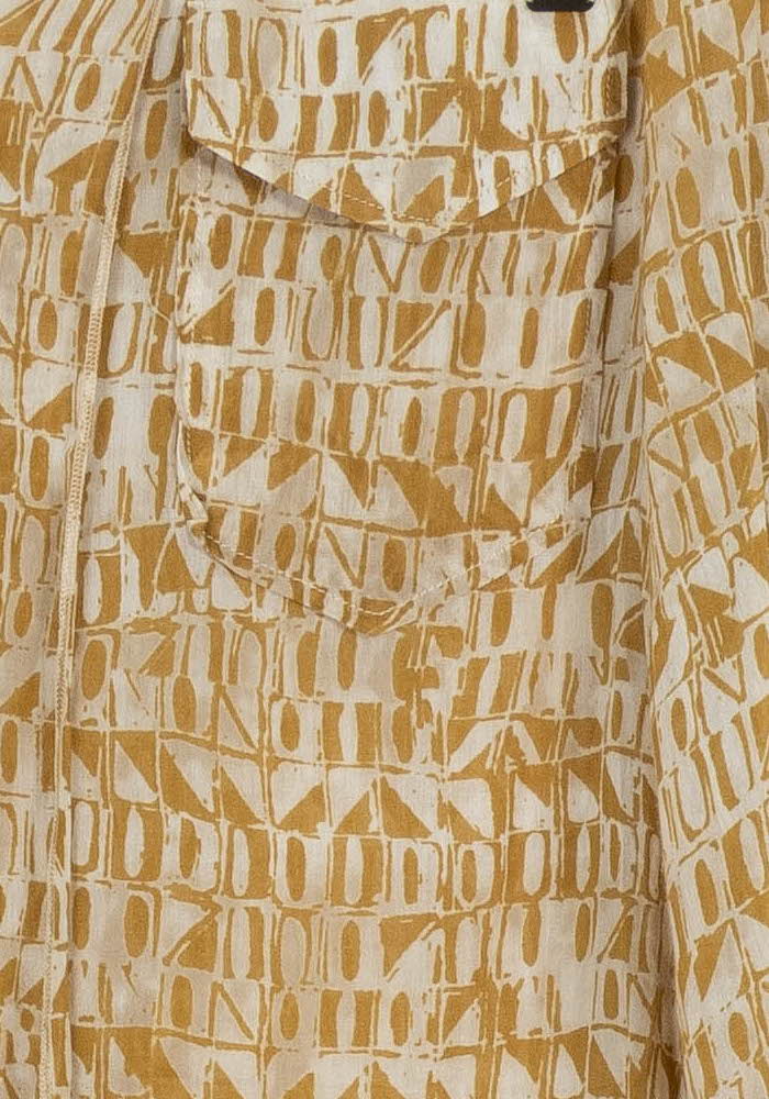 Blouse Beige et Blanche - Taille S/36 de la marque IKKS | PARAD105312 - Vendu par Paradigme - Image 3