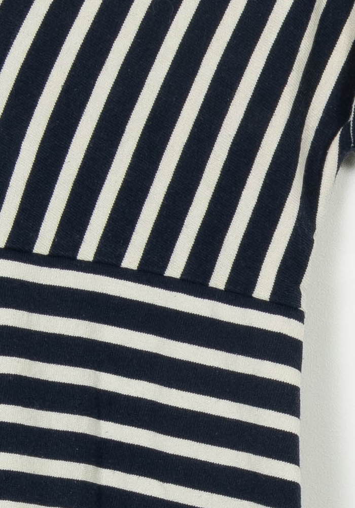 Robe Rayée Bleu Marine et Blanche - Taille M/38 de la marque Saint James | PARAD105317 - Vendu par Paradigme - Image 3