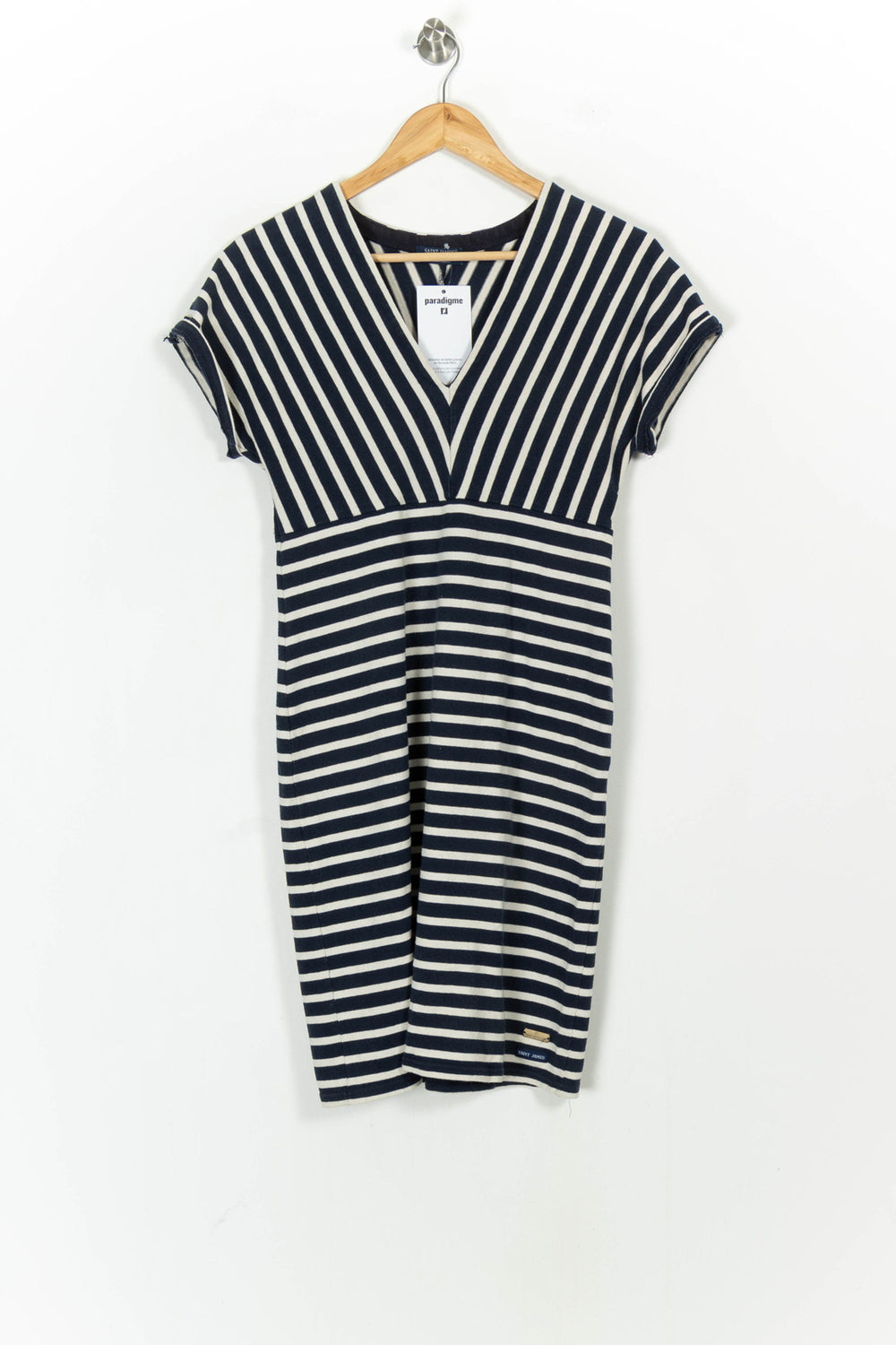 Robe Rayée Bleu Marine et Blanche - Taille M/38 de la marque Saint James | PARAD105317 - Vendu par Paradigme - Image 2