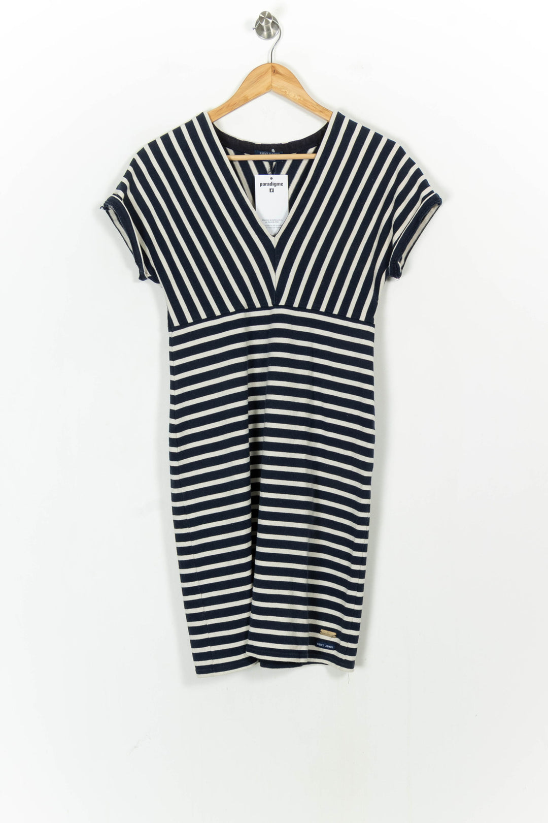 Robe Rayée Bleu Marine et Blanche - Taille M/38 de la marque Saint James | PARAD105317 - Vendu par Paradigme - Image 2