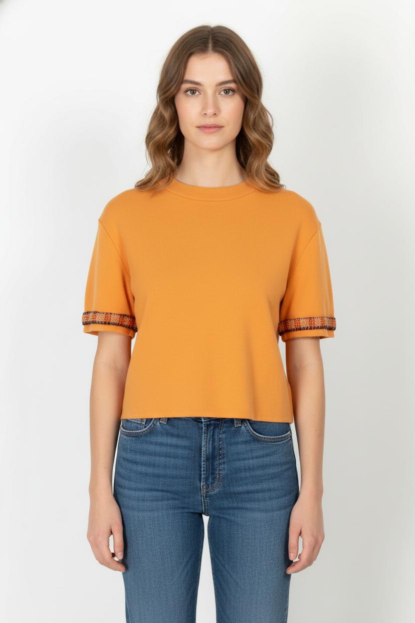 Pull Orange - Taille XL/42 de la marque et Paris | PARAD105318 - Vendu par Paradigme - Image 1