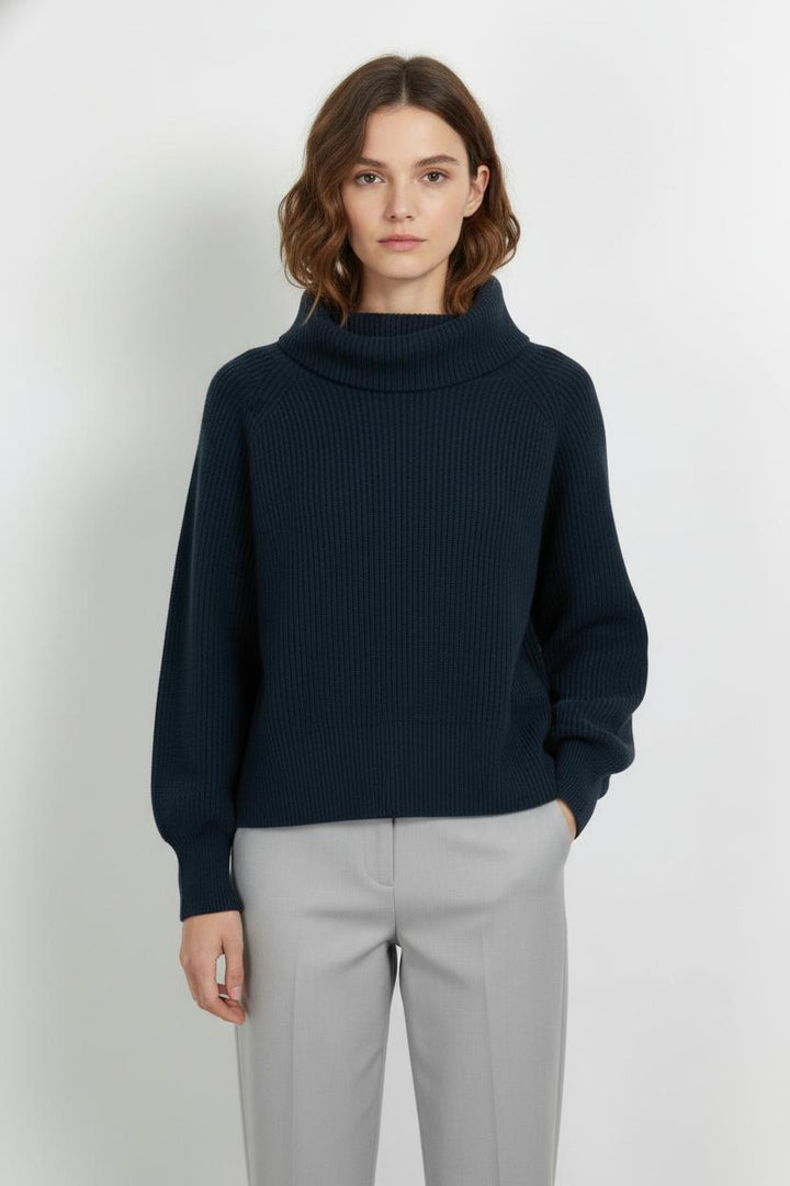 Pull Col Roulé Bleu - Taille XL/42 de la marque Rodier | PARAD105321 - Vendu par Paradigme - Image 1