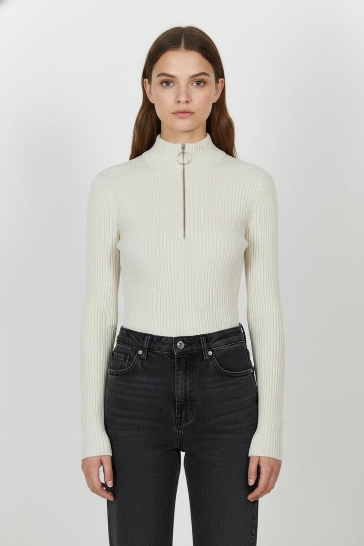 Pull Beige - Taille M/38 de la marque Maje | PARAD105324 - Vendu par Paradigme - Image 1