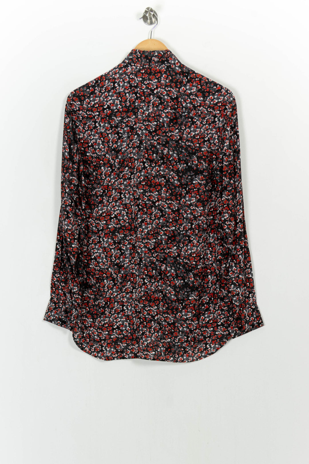 Chemise Fleurie Noire et Rouge - Taille S/36 de la marque The Kooples | PARAD105325 - Vendu par Paradigme - Image 4
