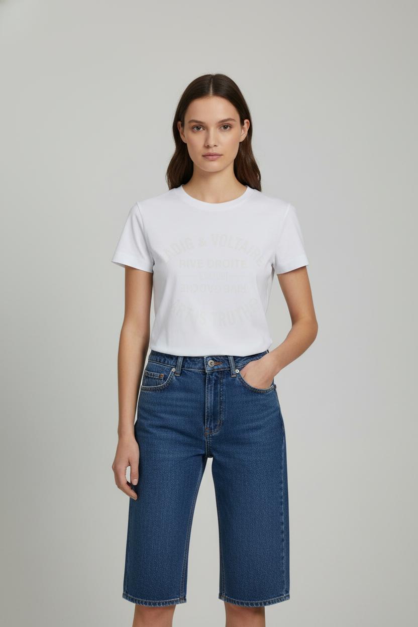 Tee-shirt Blanc - Taille XS/34 de la marque Zadig&Voltaire | PARAD105327 - Vendu par Paradigme - Image 1