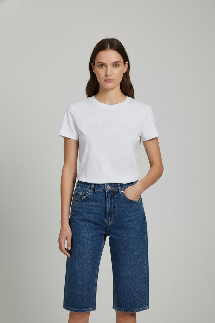 Tee-shirt Blanc - Taille XS/34 de la marque Zadig&Voltaire | PARAD105327 - Vendu par Paradigme - Image 1
