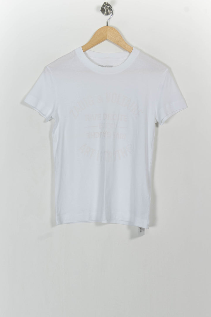 Tee-shirt Blanc - Taille XS/34 de la marque Zadig&Voltaire | PARAD105327 - Vendu par Paradigme - Image 2