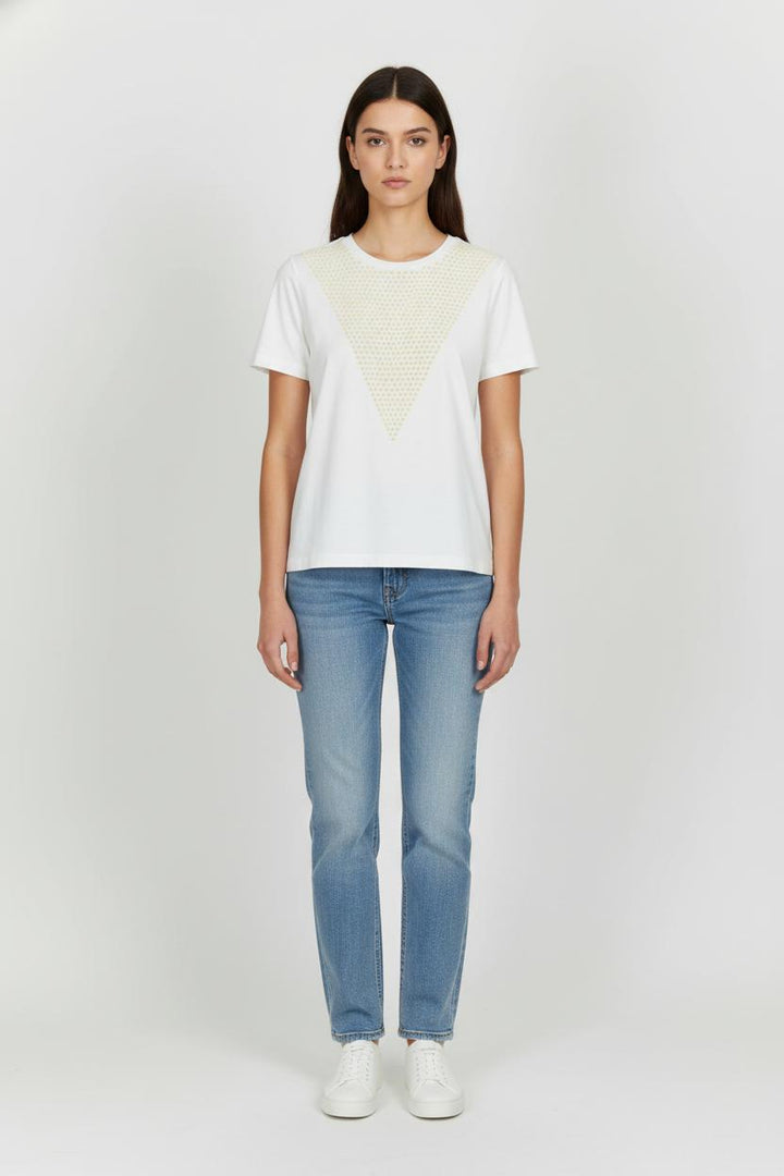 Tee-shirt Blanc - Taille S/36 de la marque Manoush | PARAD105328 - Vendu par Paradigme - Image 1