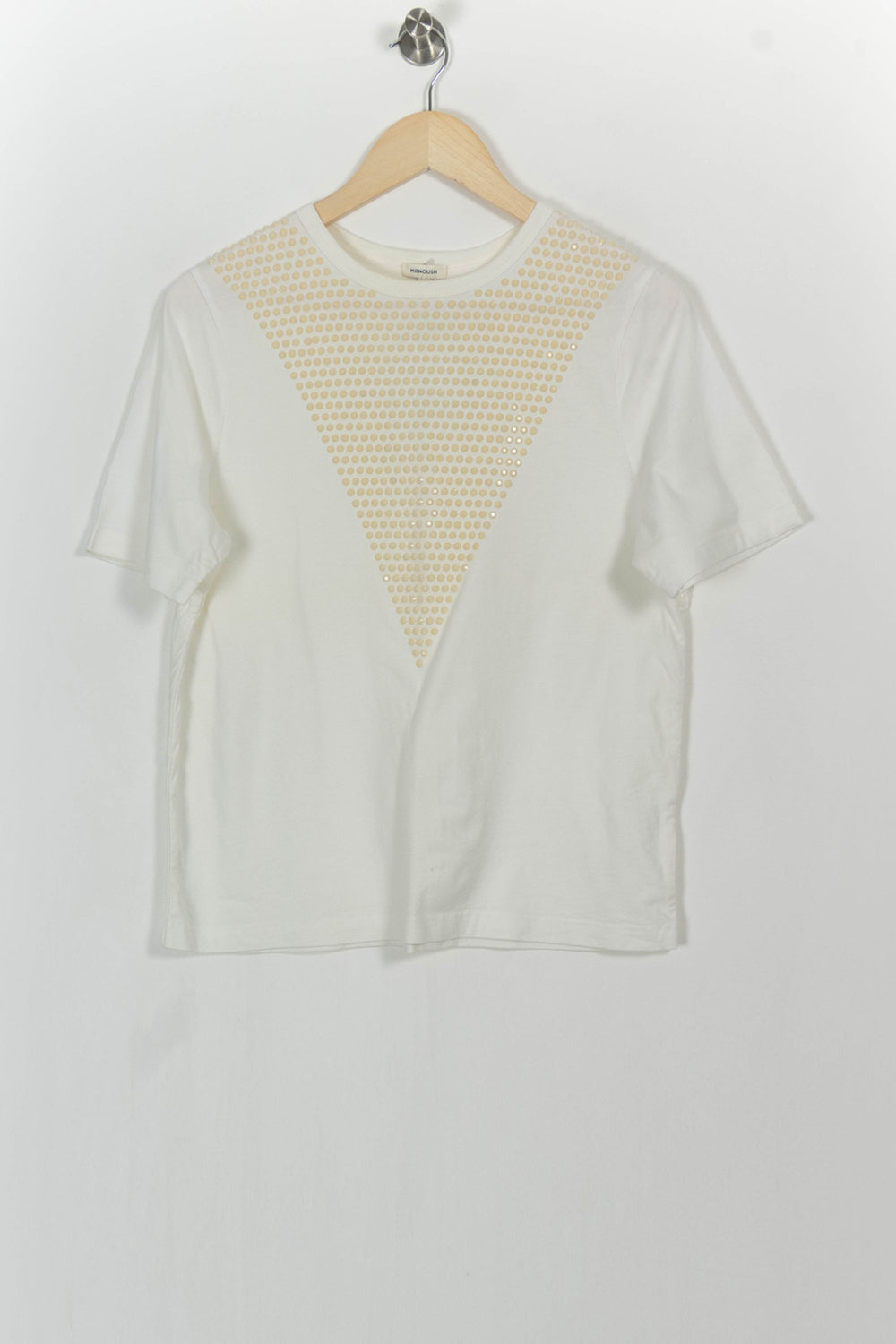 Tee-shirt Blanc - Taille S/36 de la marque Manoush | PARAD105328 - Vendu par Paradigme - Image 2