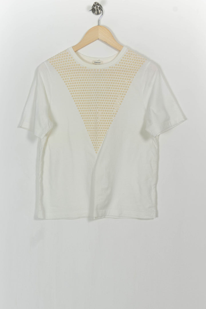 Tee-shirt Blanc - Taille S/36 de la marque Manoush | PARAD105328 - Vendu par Paradigme - Image 2