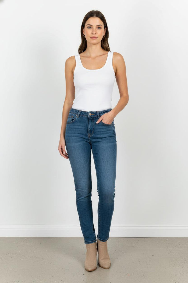 Jean Slim Bleu - Taille M/38 de la marque Sézane | PARAD105329 - Vendu par Paradigme - Image 1