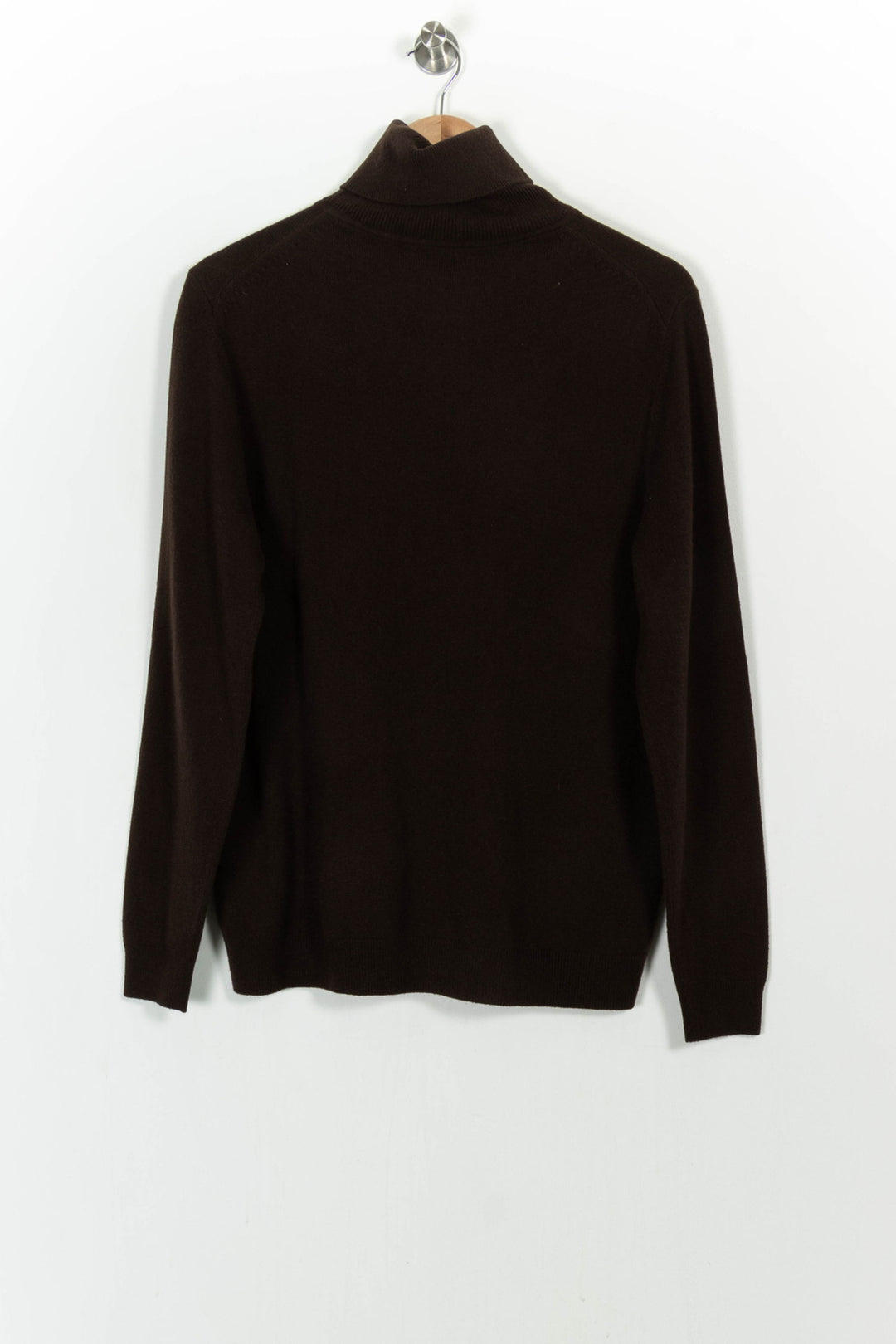 Pull Col Roulé Marron - Taille XXL/44 de la marque Eric Bompard | PARAD105330 - Vendu par Paradigme - Image 4