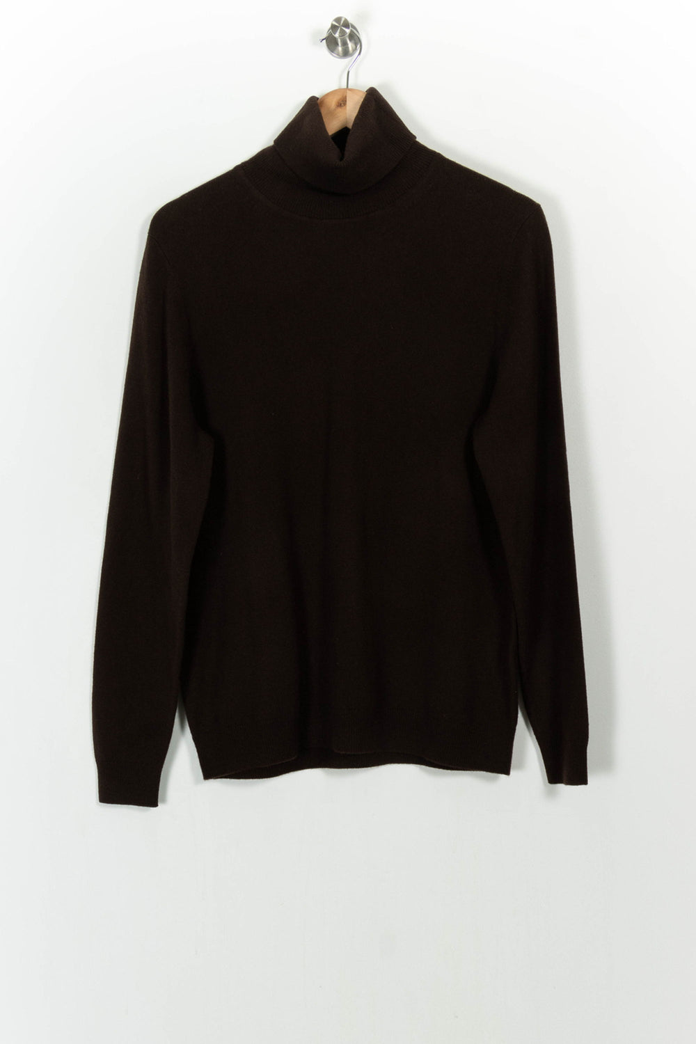 Pull Col Roulé Marron - Taille XXL/44 de la marque Eric Bompard | PARAD105330 - Vendu par Paradigme - Image 2