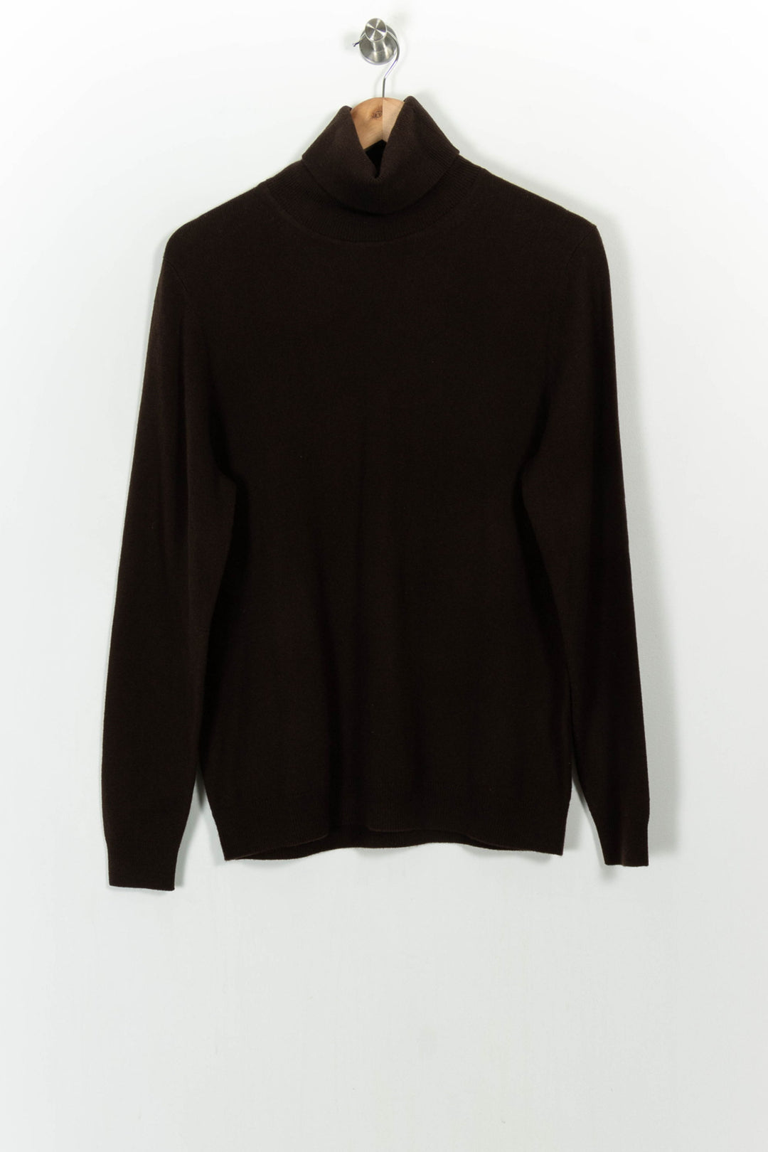 Pull Col Roulé Marron - Taille XXL/44 de la marque Eric Bompard | PARAD105330 - Vendu par Paradigme - Image 2