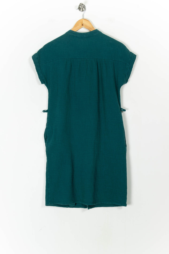 Robe Chemise Verte - Taille S/36 de la marque La Fée Maraboutée | PARAD105332 - Vendu par Paradigme - Image 4