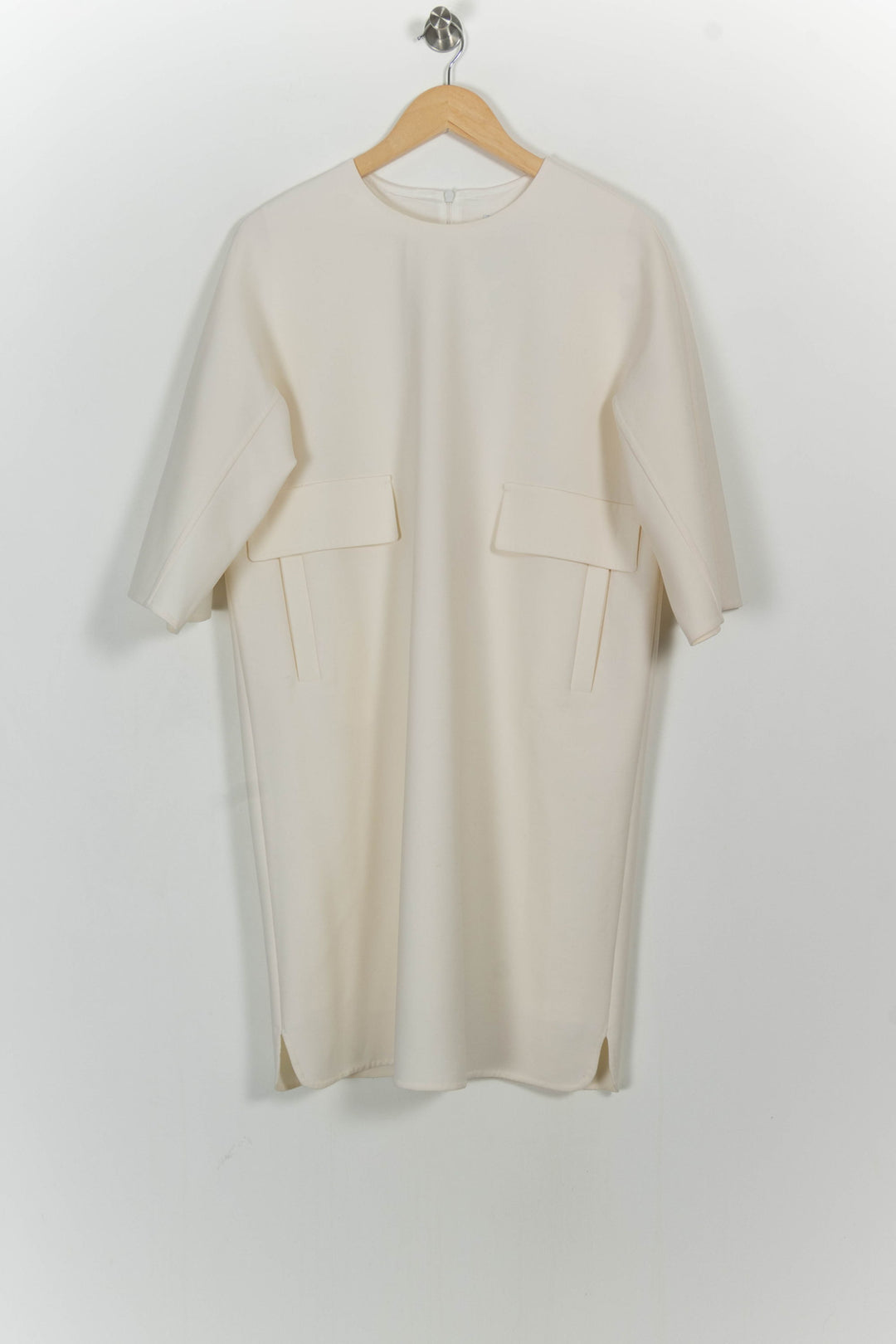 Robe Droite Beige - Taille XXL/44 de la marque Max Mara | PARAD105333 - Vendu par Paradigme - Image 2