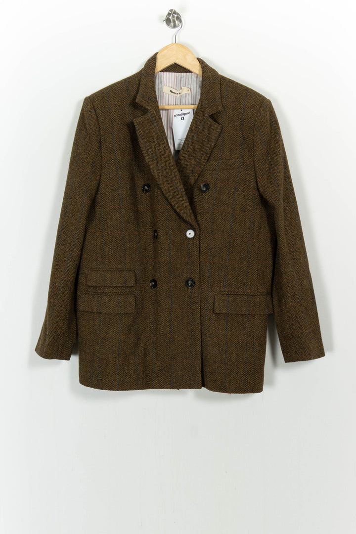Blazer Marron - Taille XXXL/46 de la marque Mister K | PARAD105335 - Vendu par Paradigme - Image 2