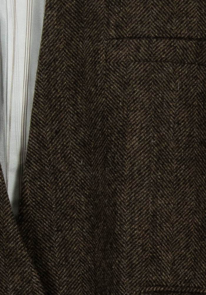 Blazer Marron - Taille XXXL/46 de la marque Mister K | PARAD105336 - Vendu par Paradigme - Image 3