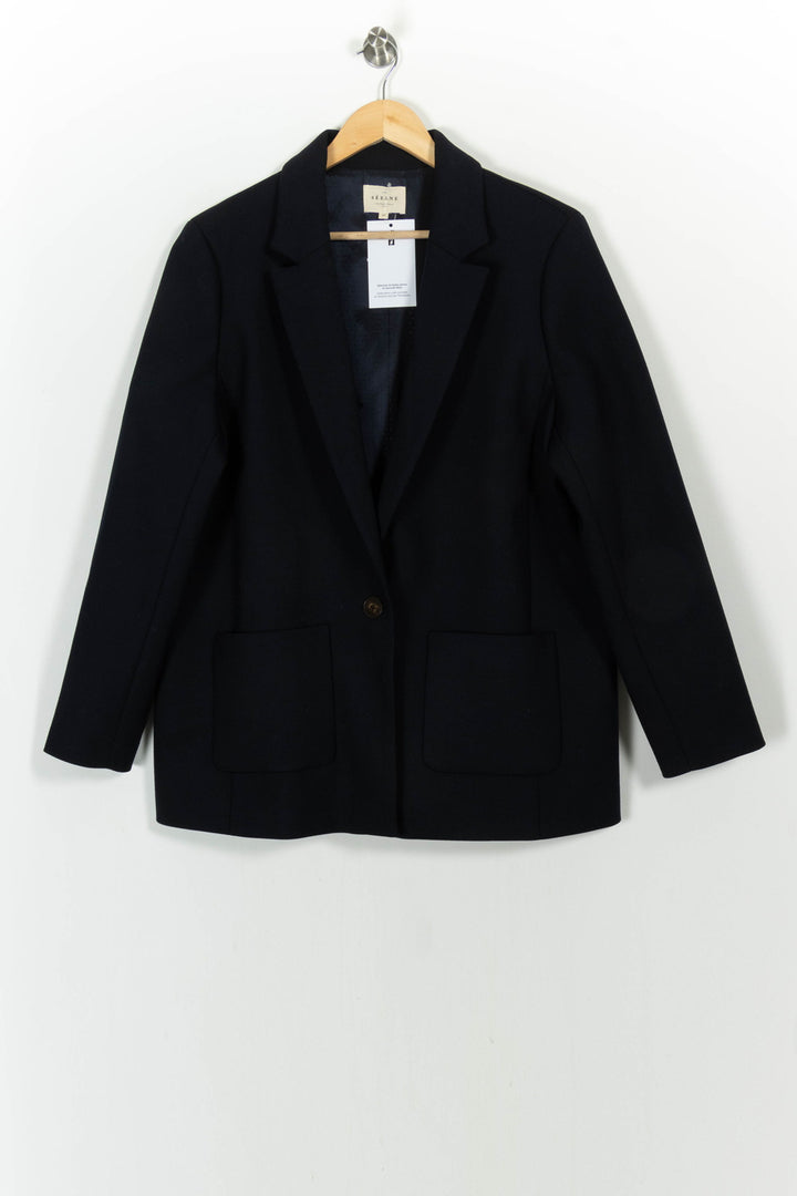 Blazer Bleu - Taille XXXL/46 de la marque Sézane | PARAD105338 - Vendu par Paradigme - Image 2
