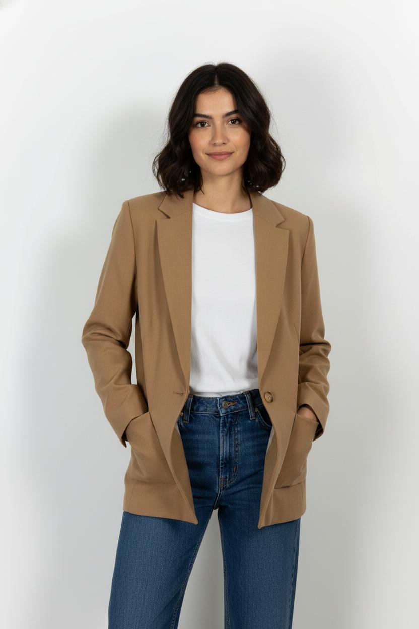Blazer Beige - Taille XXXL/46 de la marque Sézane | PARAD105340 - Vendu par Paradigme - Image 1