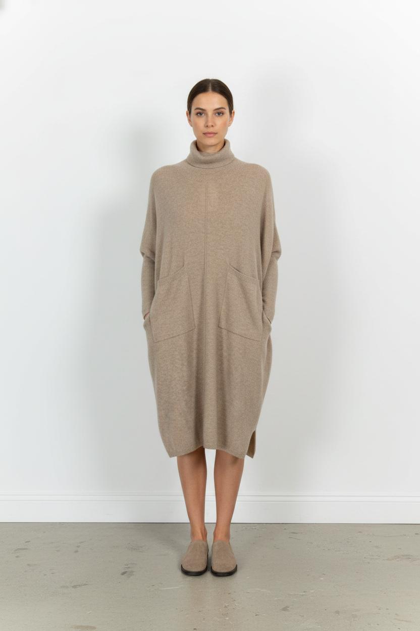 Robe Pull Beige - Taille XL/42 de la marque Notshy Cashmere | PARAD105346 - Vendu par Paradigme - Image 1