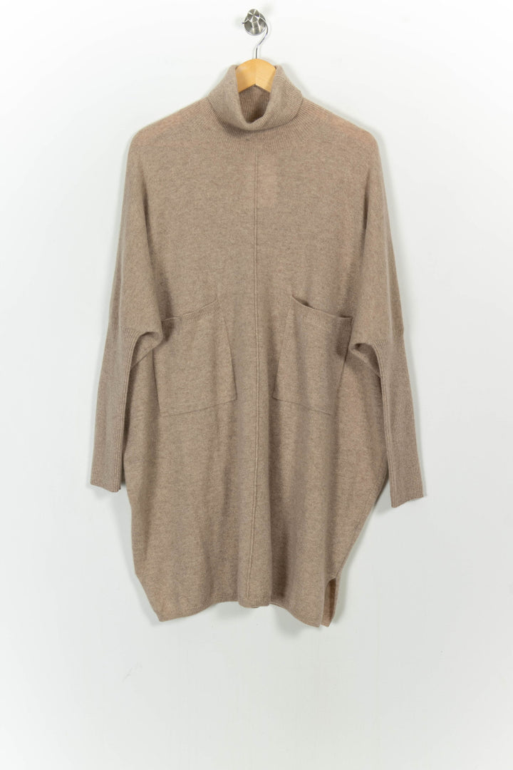 Robe Pull Beige - Taille XL/42 de la marque Notshy Cashmere | PARAD105346 - Vendu par Paradigme - Image 2