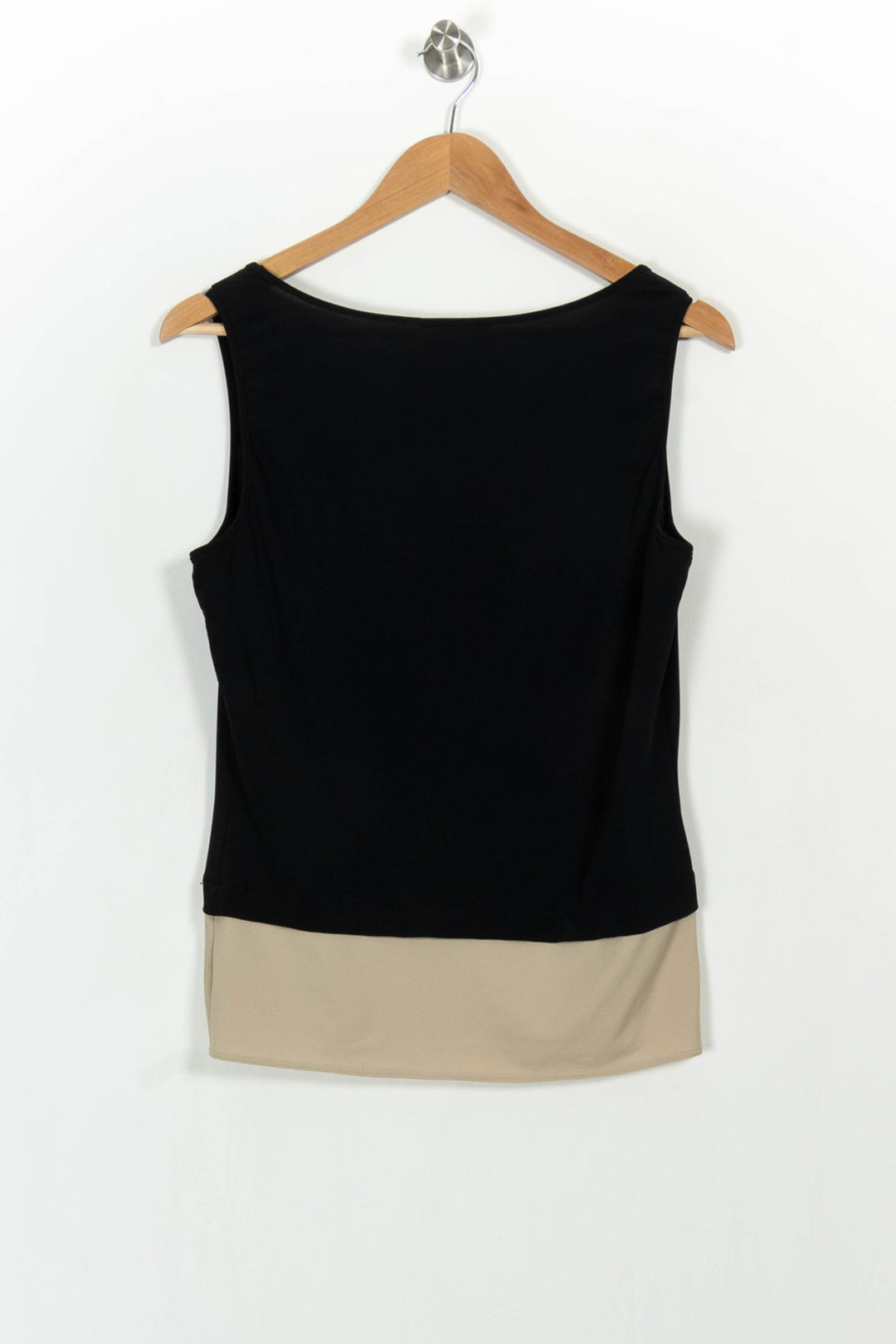 Débardeur Noir et Beige - Taille L/40 de la marque Max Mara | PARAD105348 - Vendu par Paradigme - Image 4