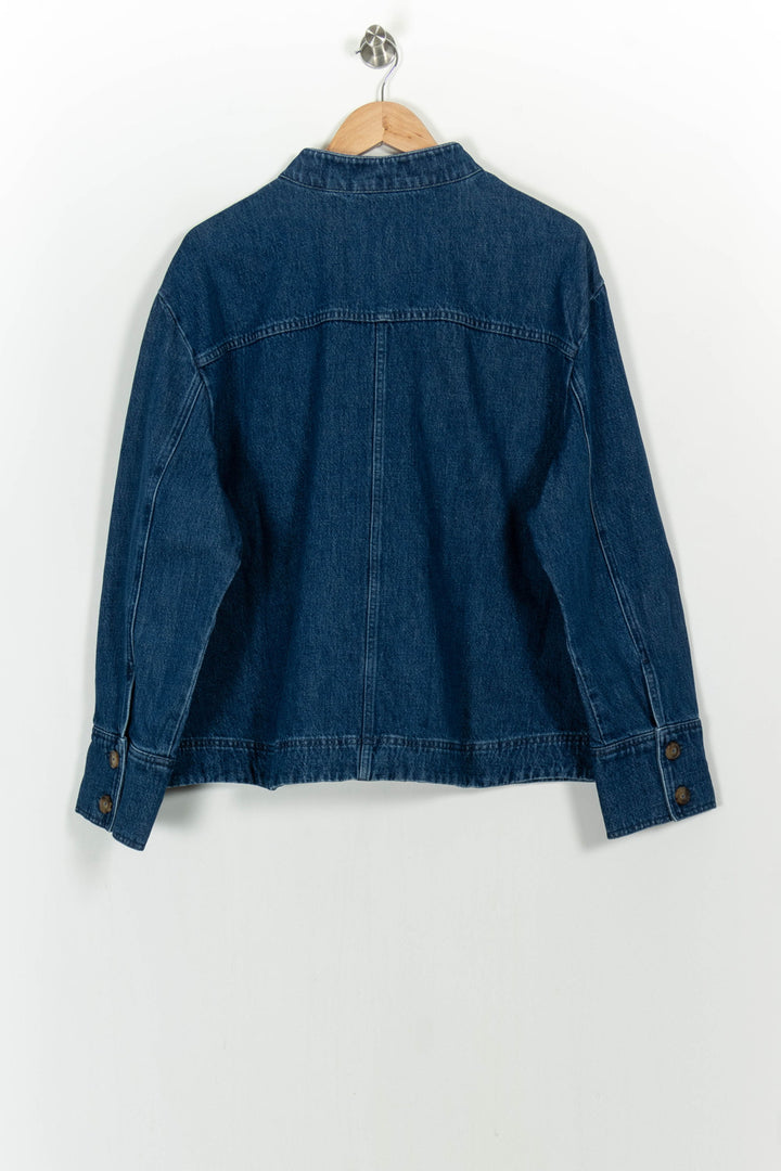 Veste en Jean Bleue - Taille XXXL/46 de la marque Sézane | PARAD105351 - Vendu par Paradigme - Image 4