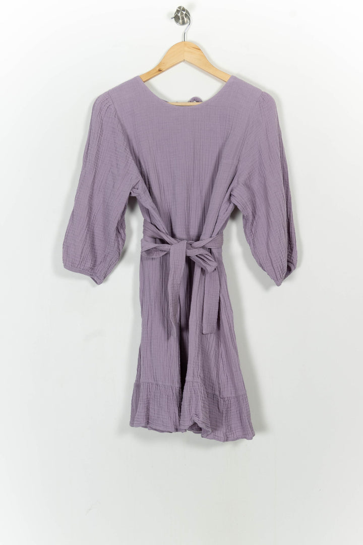 Robe Courte Violette - Taille M/38 de la marque Orta | PARAD105357 - Vendu par Paradigme - Image 2