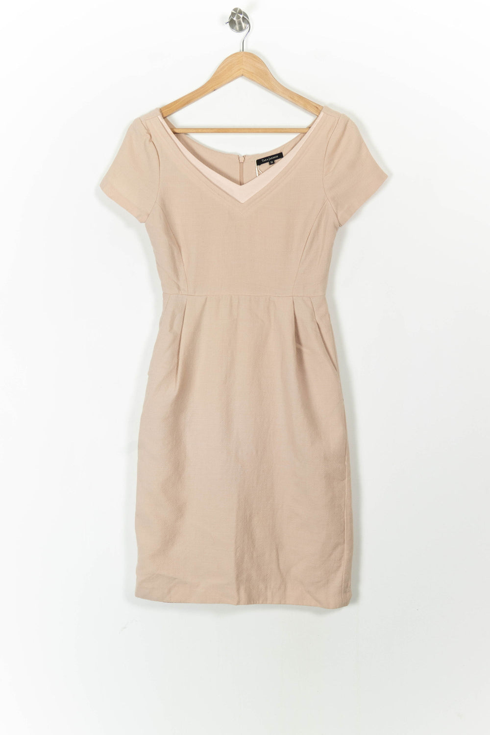 Robe Midi Rose - Taille M/38 de la marque Tara Jarmon | PARAD105358 - Vendu par Paradigme - Image 2