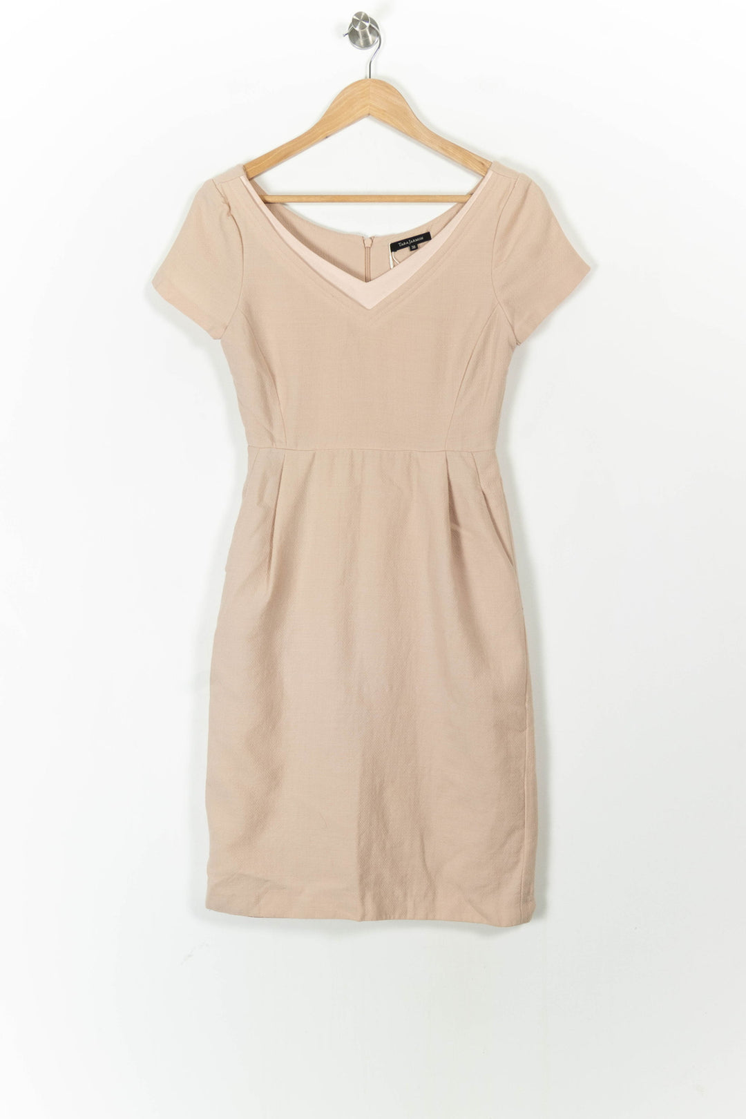 Robe Midi Rose - Taille M/38 de la marque Tara Jarmon | PARAD105358 - Vendu par Paradigme - Image 2