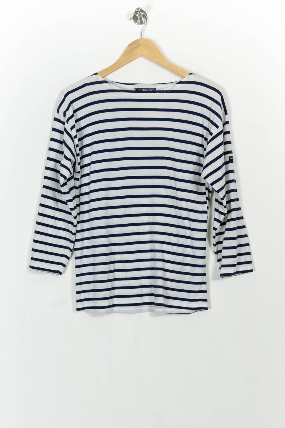 Marinière Blanche et Bleue - Taille S/36 de la marque Saint James | PARAD105363 - Vendu par Paradigme - Image 2