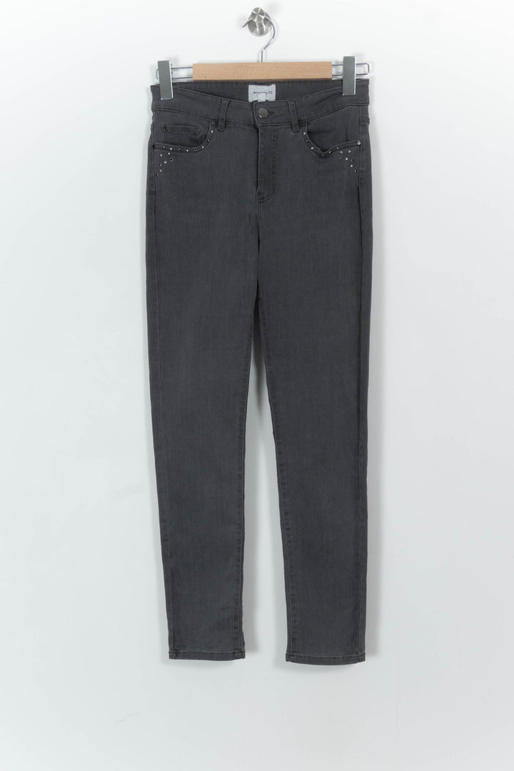 Jean Gris - Taille M/38 de la marque Maison 123 | PARAD105365 - Vendu par Paradigme - Image 2