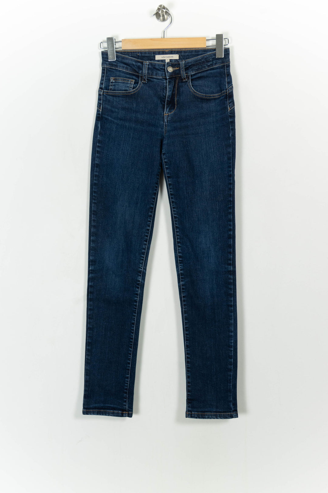 Jean Skinny Bleu - Taille S/36 de la marque La Fée Maraboutée | PARAD105366 - Vendu par Paradigme - Image 2