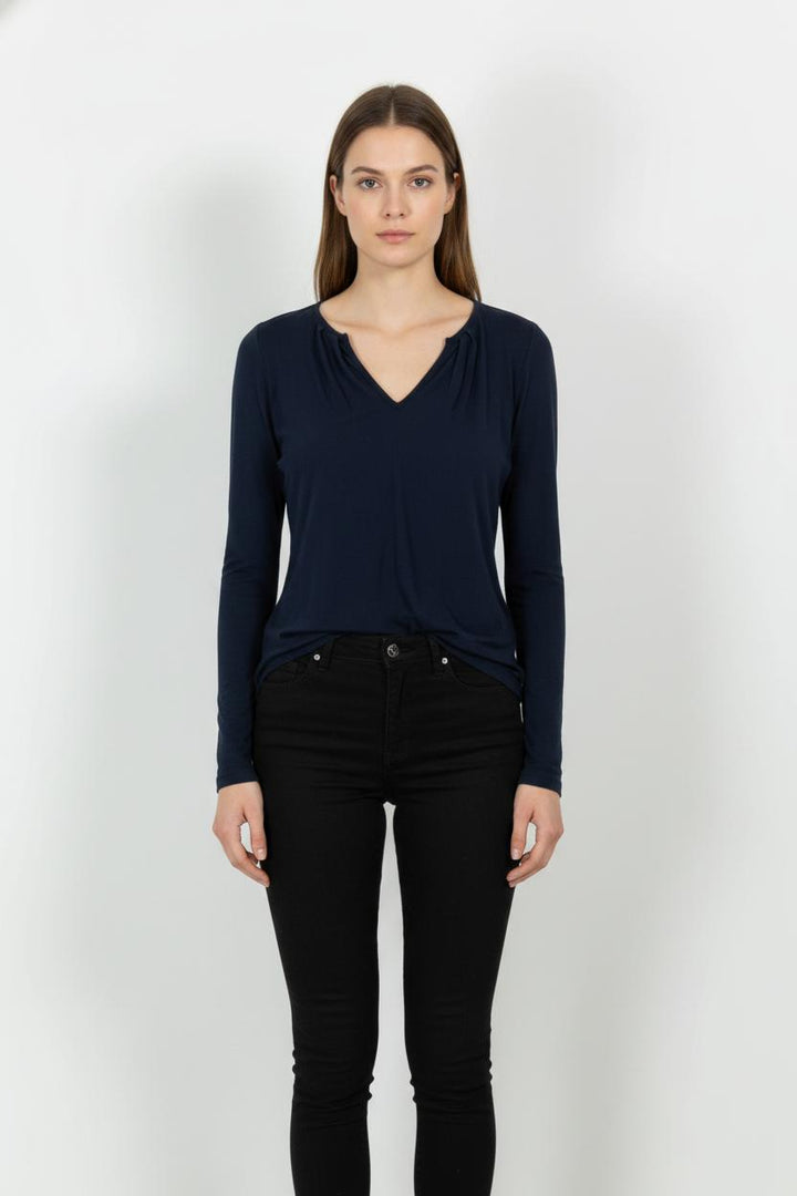 T-shirt Manches Longues Bleu - Taille S/36 de la marque La Fée Maraboutée | PARAD105367 - Vendu par Paradigme - Image 1