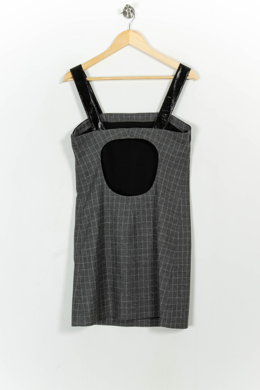 Robe Droite Grise et Noire - Taille M/38 de la marque Maje | PARAD105368 - Vendu par Paradigme - Image 4
