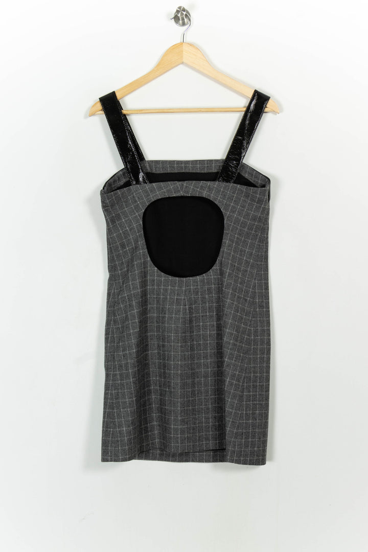 Robe Droite Grise et Noire - Taille M/38 de la marque Maje | PARAD105368 - Vendu par Paradigme - Image 4