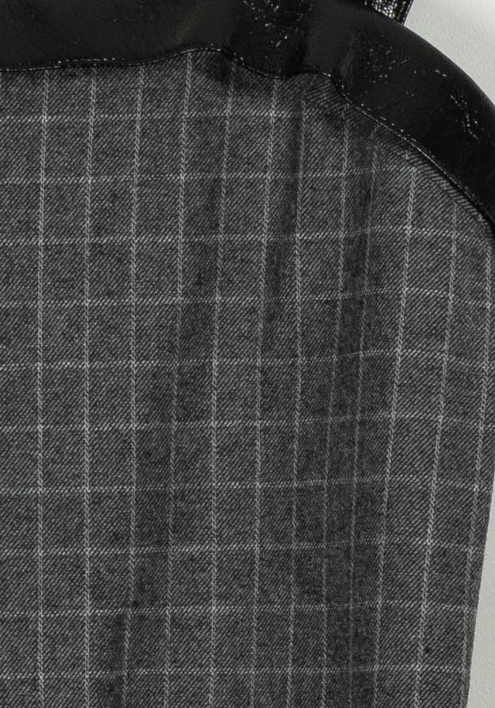 Robe Droite Grise et Noire - Taille M/38 de la marque Maje | PARAD105368 - Vendu par Paradigme - Image 3