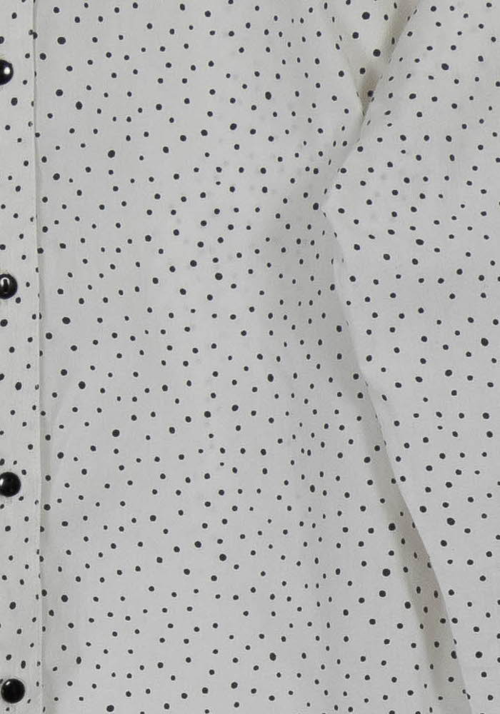 Chemise Blanche et Noire - Taille M/38 de la marque Caroll | PARAD105369 - Vendu par Paradigme - Image 3
