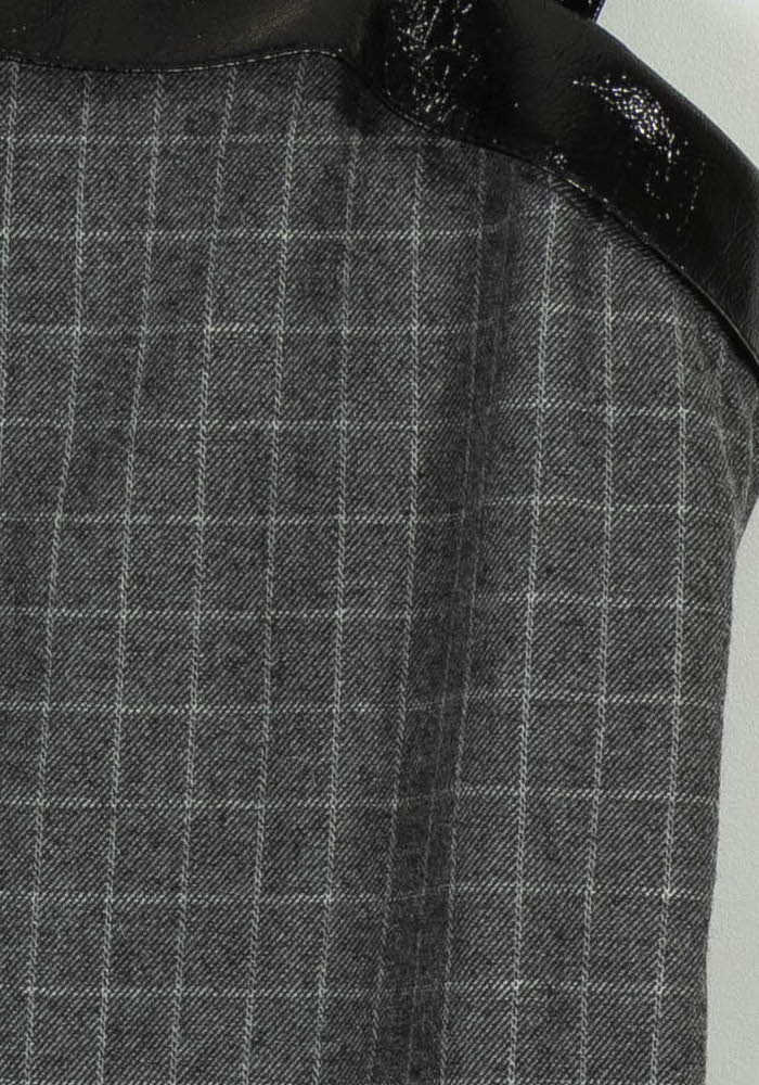 Robe Chasuble Grise et Noire - Taille S/36 de la marque Maje | PARAD105372 - Vendu par Paradigme - Image 3