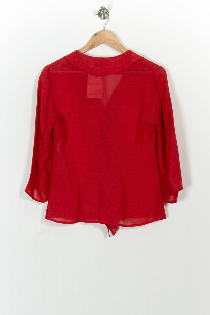 Blouse Rouge - Taille M/38 de la marque ZAPA | PARAD105378 - Vendu par Paradigme - Image 4