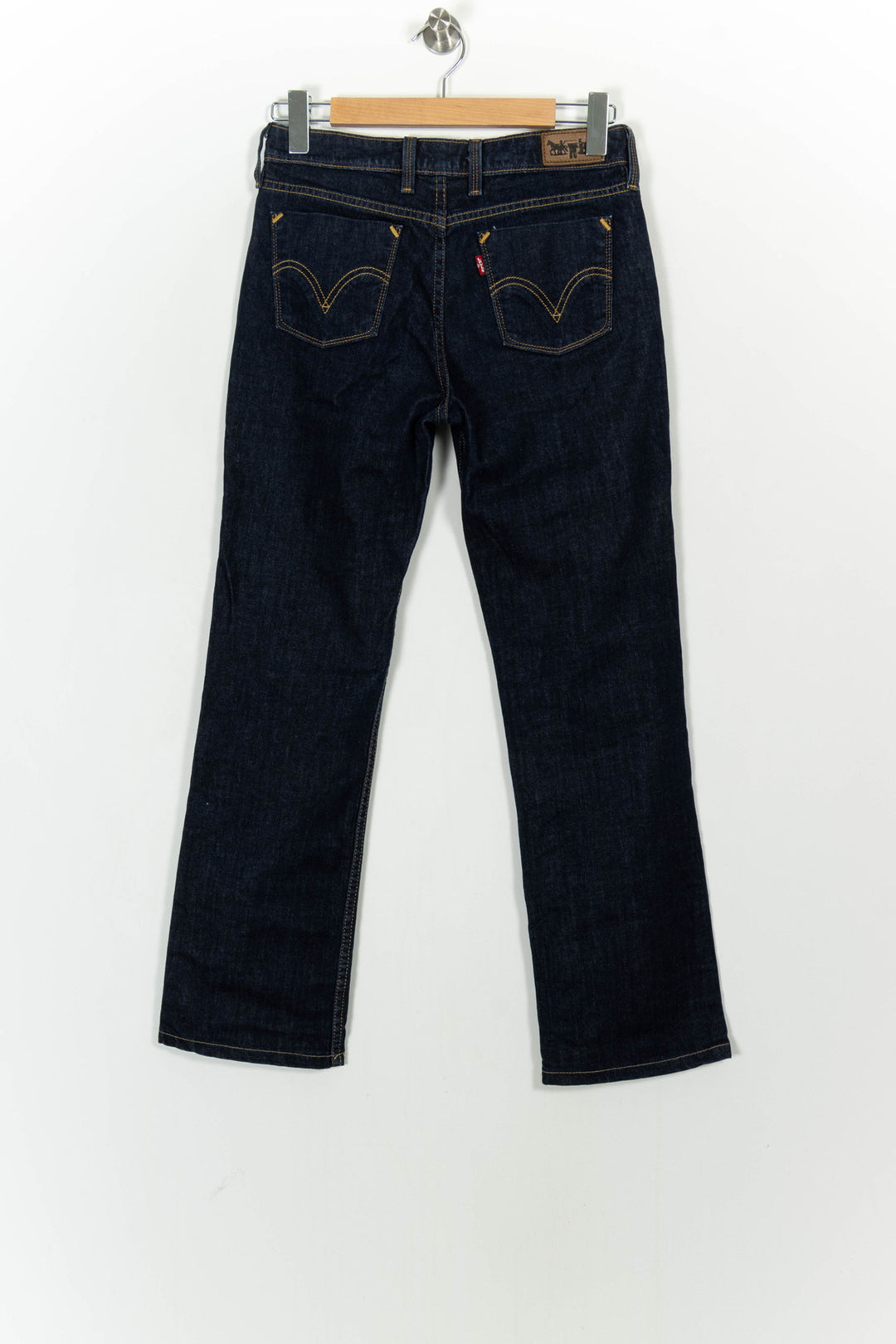 Jean Droit Bleu - Taille S/36 de la marque Levi's | PARAD105382 - Vendu par Paradigme - Image 4
