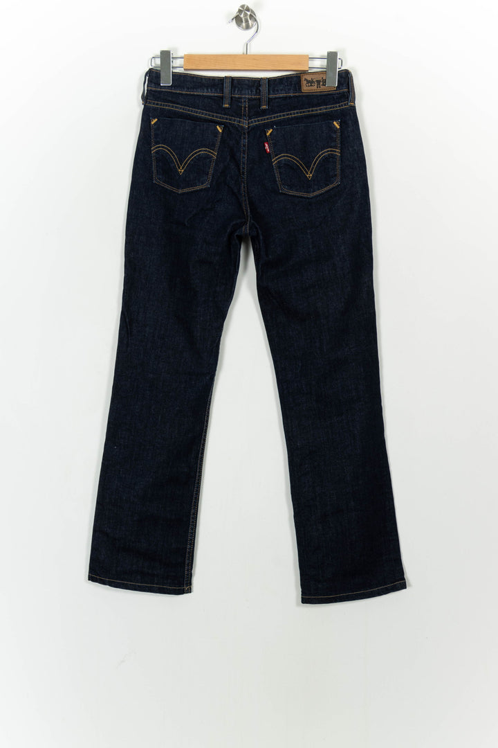 Jean Droit Bleu - Taille S/36 de la marque Levi's | PARAD105382 - Vendu par Paradigme - Image 4