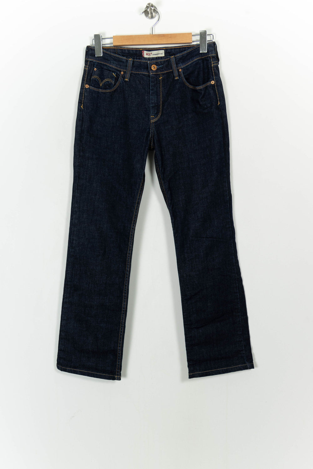 Jean Droit Bleu - Taille S/36 de la marque Levi's | PARAD105382 - Vendu par Paradigme - Image 2