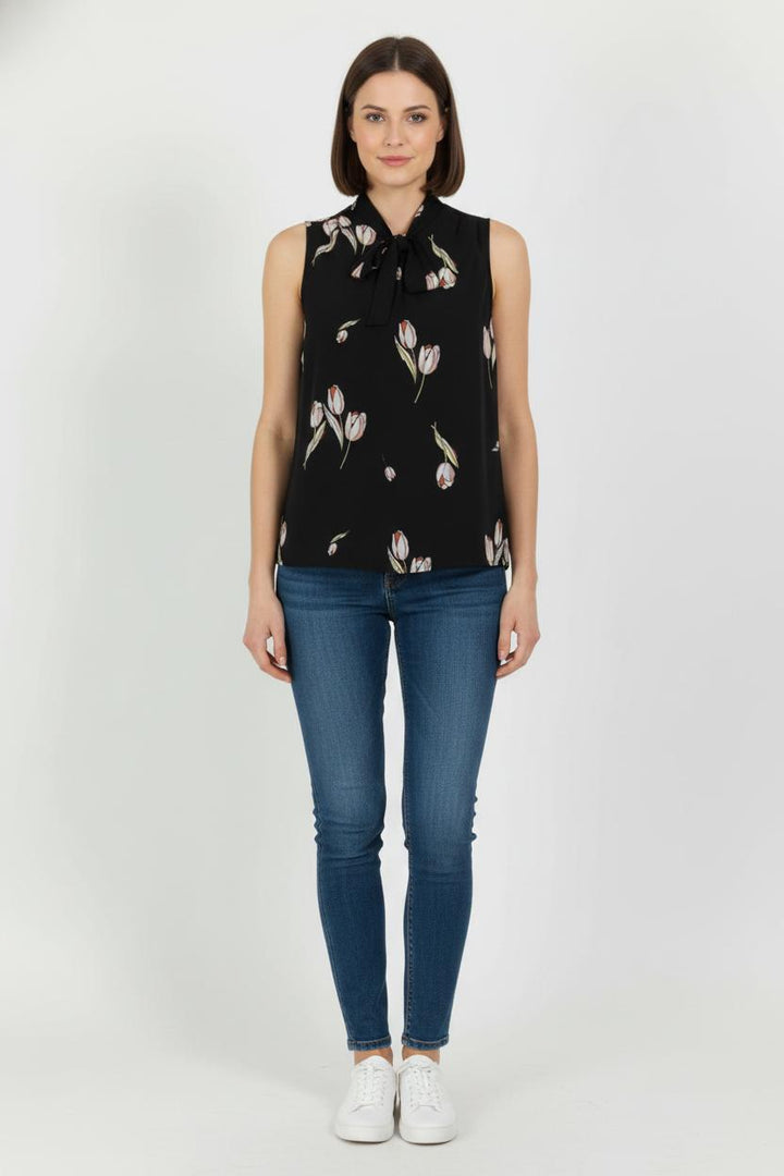 Blouse Noire - Taille S/36 de la marque La Fée Maraboutée | PARAD105384 - Vendu par Paradigme - Image 1